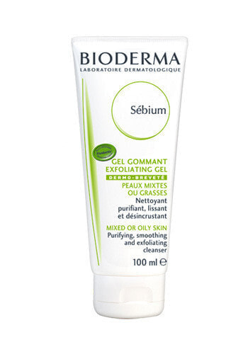 Bioderma Sebium Exfoliating Purifying Gel Очищающий и отшелушивающий гель для умывания для комбинированной и жирной кожи 100 мл