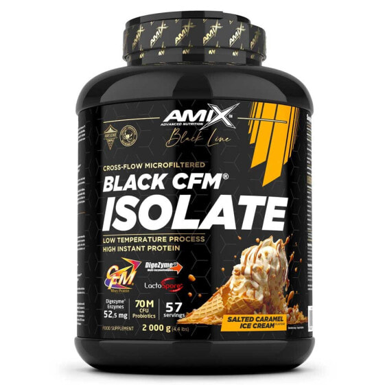 Спортивное питание AMIX Black CFM Isolate 2 кг Протеин "Соленая Карамель"