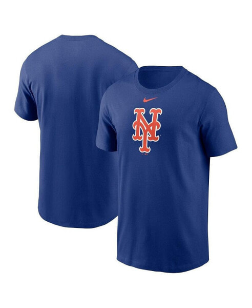 Men's Royal New York Mets Fuse Logo T-Shirt