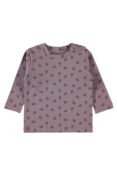 Kız Bebek Sweatshirt 6-18 Ay Lila