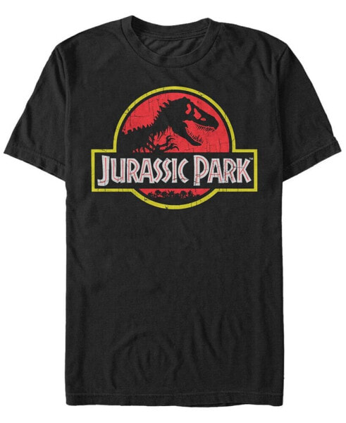 Men's Jurassic Park Classic Original Logo Short Sleeve T-shirt