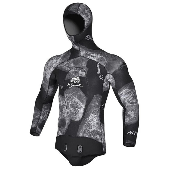 H.DESSAULT by C4 Black Side 5 mm spearfishing jacket