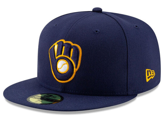 Шапка New Era Milwaukee Brewers Коллекция Authentic Collection 59FIFTY