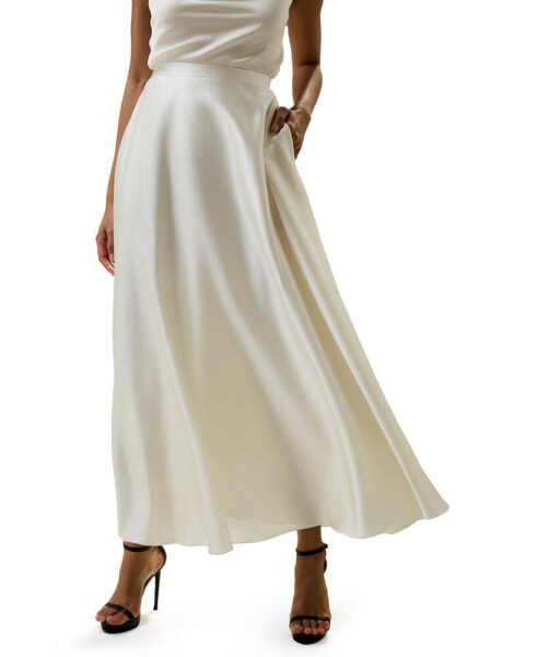 Women's Clarice Maxi Silk Skirt for Women