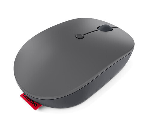 Lenovo Go USB-C Wireless Mouse - Ambidextrous - Optical - RF Wireless - 2400 DPI - Grey