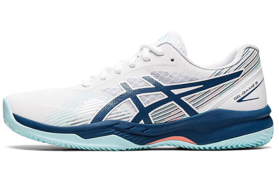 Кроссовки женские Asics Gel-Game 8 бело-голубые