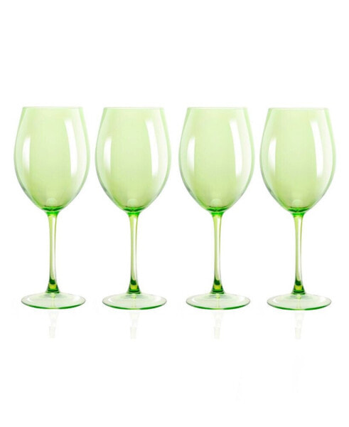 Стаканы для вина Qualia Glass Carnival All Purpose 20 унций, набор из 4 шт.