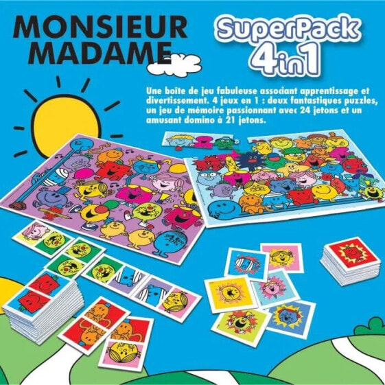 Educa Superpack Monsieur Madame - Set von 2 Bildungsspielen