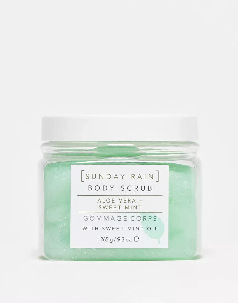 Sunday Rain Aloe Vera & Sweet Mint Body Scrub 265g