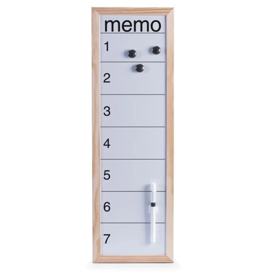 Magnet-/Schreibtafel "Memo", natur