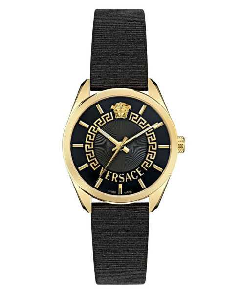 Часы Versace Black Grosgrain Strap 36mm
