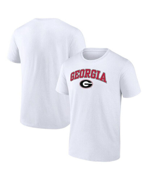 Men's White Georgia Bulldogs Campus T-shirt