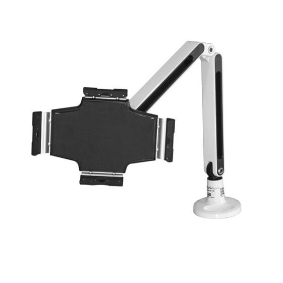 Desk-Mount Tablet Arm - Articulating - For iPad or Android - Tablet/UMPC - Indoor - White