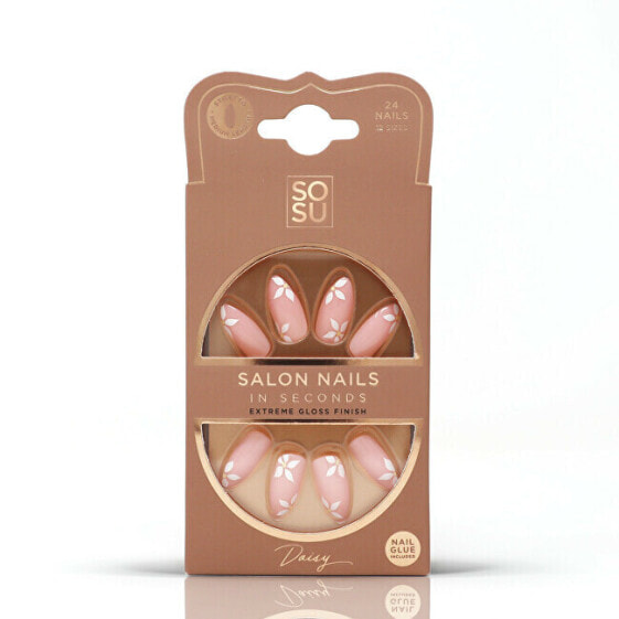Накладные ногти SOSU Cosmetics Daisy (Salon Nails) 24 шт