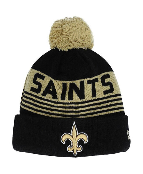 Шапка для мальчиков New Era New Orleans Saints черного цвета с помпоном