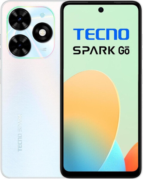 Smartfon Tecno Spark Go 2024 4/128GB Biały (BG6_128+4_MW)