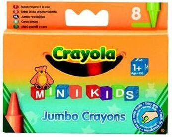 Цветные полужирные карандаши Crayola Jumbo Пластик 8 Предметы