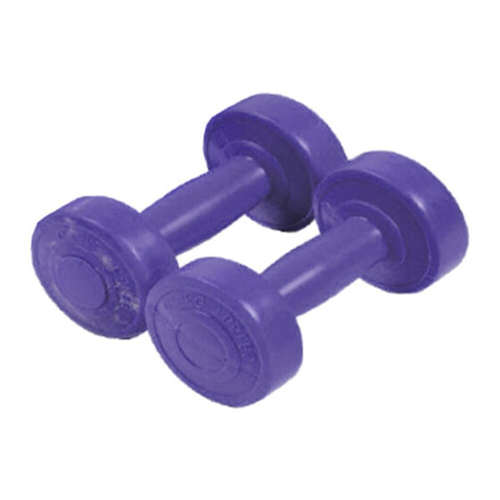 Гантели спортивные SPORTI FRANCE 1.5 кг 2 шт - фиолетовые