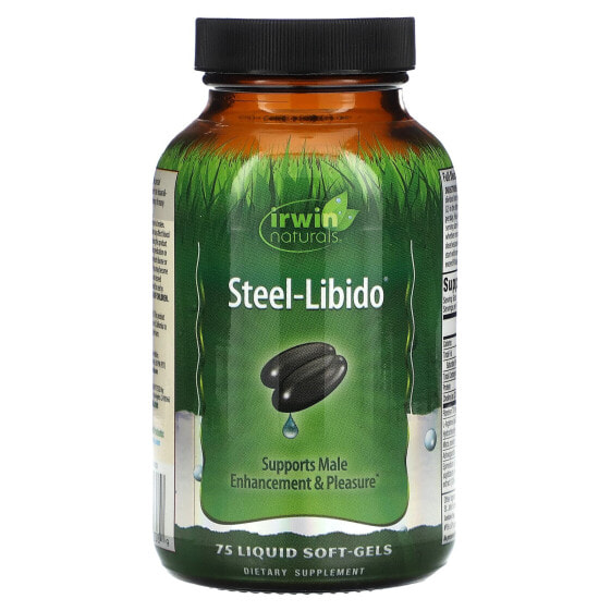 Витамины для мужского здоровья Irwin Naturals Steel Libido, 75 жидких капсул