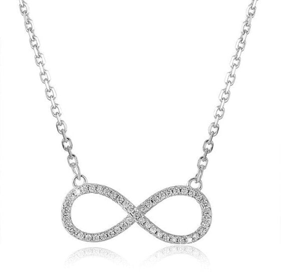 Silver infinity necklace AGS778 / 48