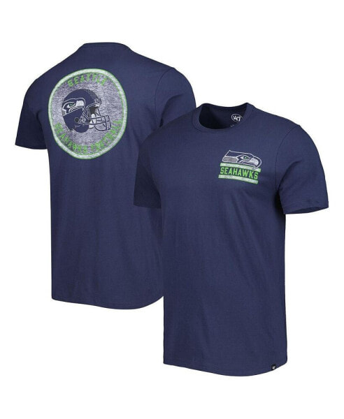 Men's College Navy Seattle Seahawks Open Field Franklin T-shirt