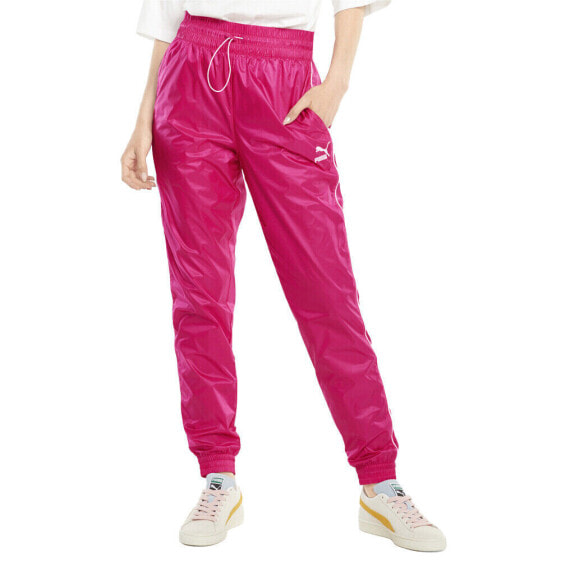 Puma Iconic T7 Woven Track Pants Womens Pink Casual Athletic Bottoms 530240-14