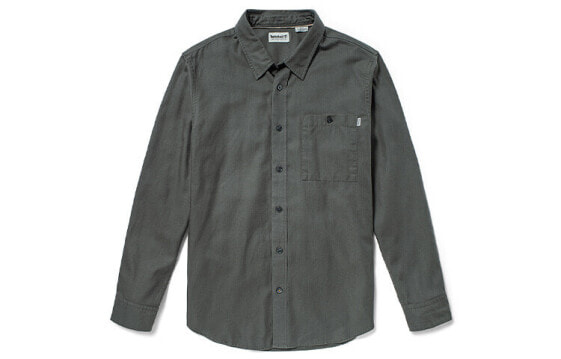 Рубашка мужская Timberland длинного рукава серого цвета A42U2-033
