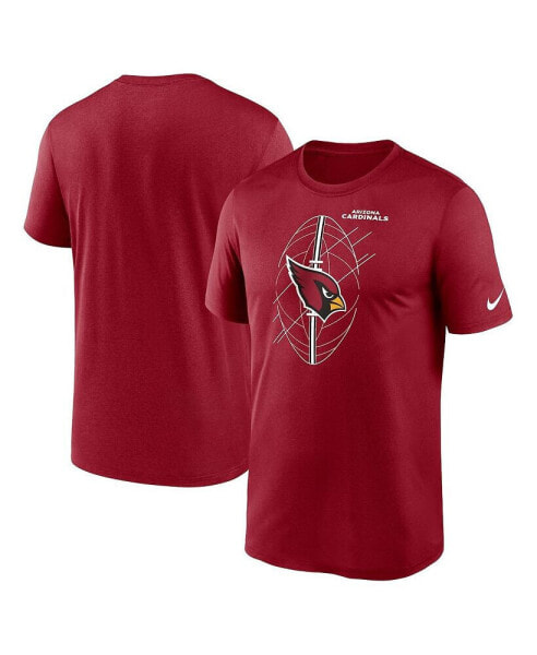 Men's Cardinal Arizona Cardinals Legend Icon Performance T-shirt