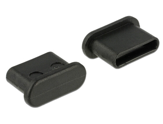 Delock 64014 - USB Type-C - Black - Polyethylene (PE) - 6.5 mm - 9.8 mm - 4 mm