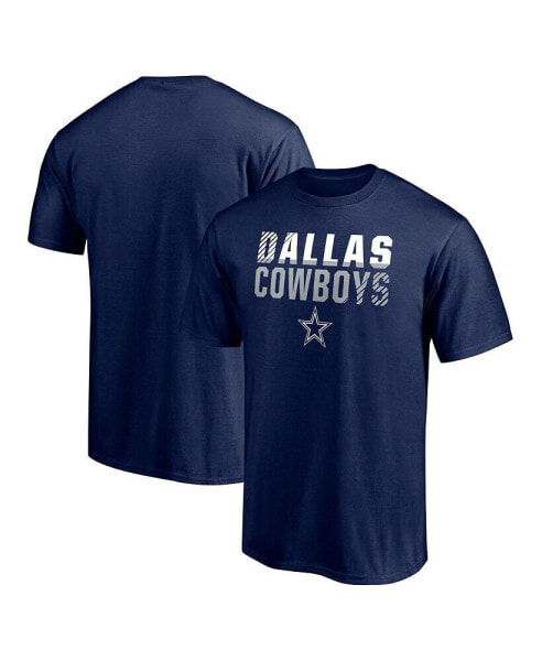 Men's Navy Dallas Cowboys Team Fade Out T-shirt