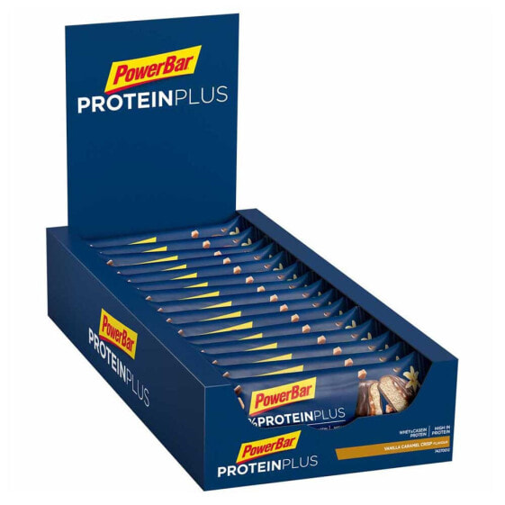 Протеиновый батончик Powerbar ProteinPlus 30% ванильно-карамельный карамельный 55 гр, коробка 15 штук