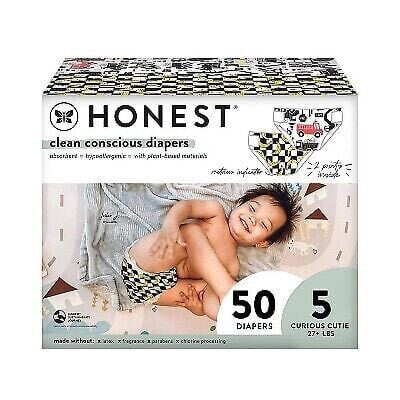 The Honest Company Clean Conscious Disposable Diapers So Bananas & Big Trucks -