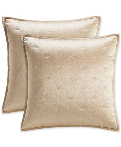 Glint Quilted 2-Pc. European Sham Set, Created for Macy's