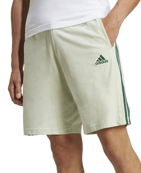 Men's Essentials Single Jersey 3-Stripes 10" Shorts