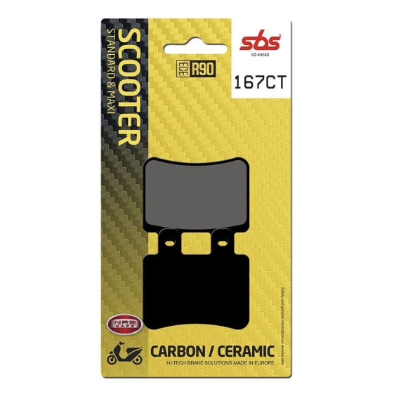 SBS Hi-Tech Street 167CT Carbon Ceramic Brake Pads