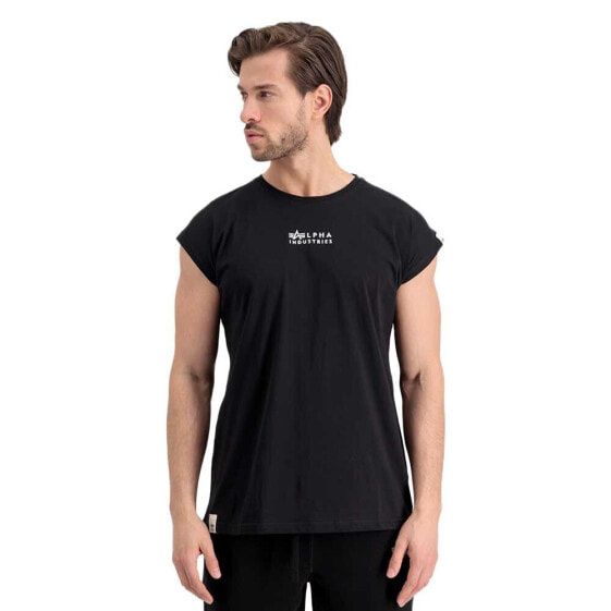 ALPHA INDUSTRIES Organics Sleeveless EMB short sleeve T-shirt