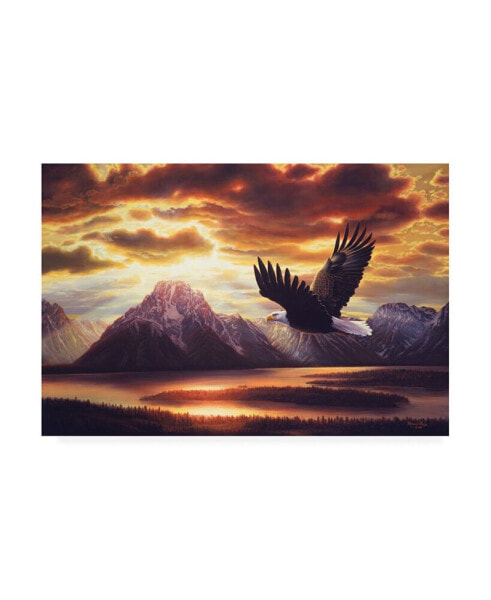 R W Hedge Sacred Vigil Canvas Art - 27" x 33.5"