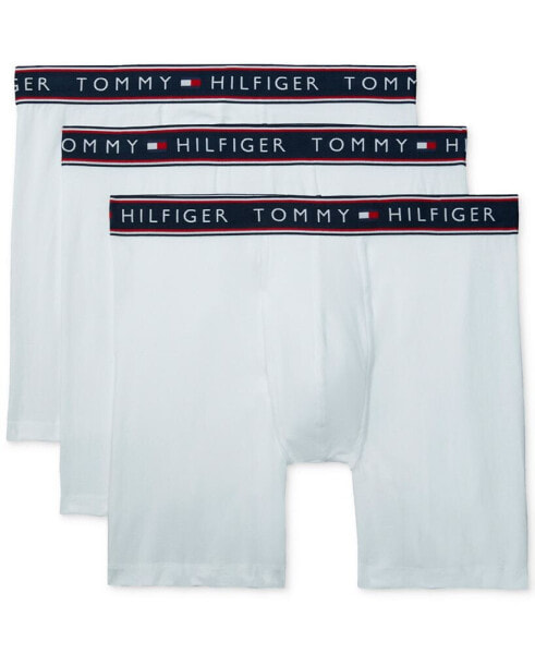 Боксеры трикотажные утягивающие Tommy Hilfiger для мужчин 3 шт.