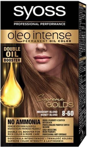 Краска для волос Syoss Oleo Intense nr 8-60 Медный блонд