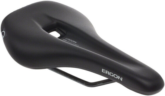 Седло велосипедное Ergon SM Sport - Хромолевые рельсы, черное, мужское, среднее/крупное