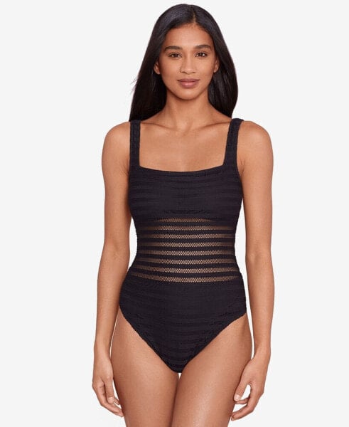 Women's Square-Neck One-Piece Swim Suit