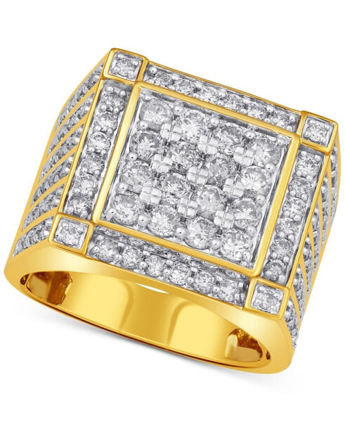 Men's Diamond Cluster Ring (3 ct. t.w.) Ring in 10k Gold