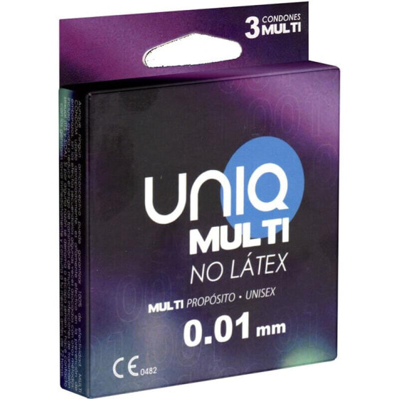 Презервативы универсальные Uniq Multisex 3 штуки