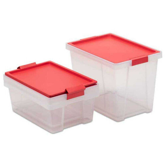 TATAY Multipurpose 2x7L 1x15L Storage Box 3 Units