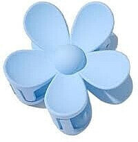 Haarspange Blume blau