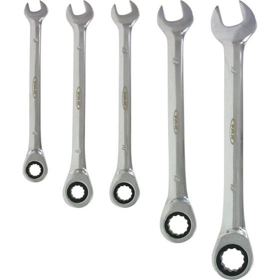 VAR Set Of 5 Rachet Combination Wrenches Tool