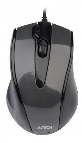 A4tech N-500F - Правая рука - V-Track - USB Type-A - 1600 DPI - Черный - Серый