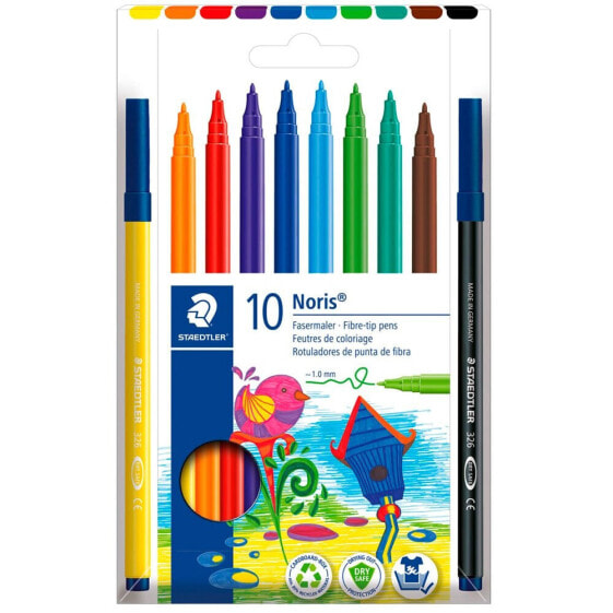 Фломастеры цветные STAEDTLER Noris Colors Est10