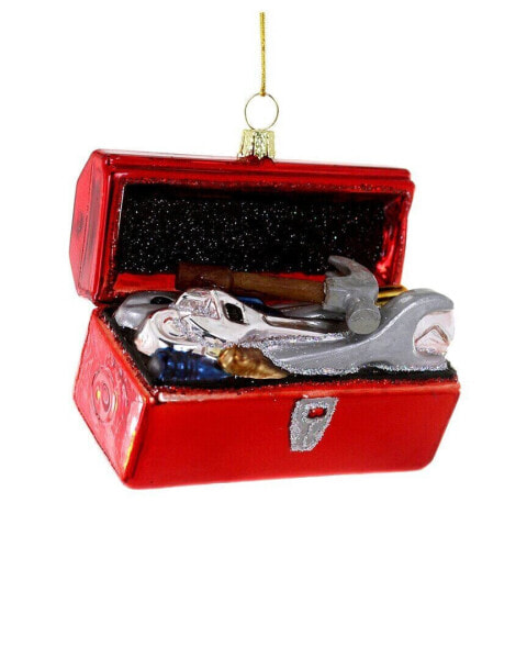 Cody Foster & Co. Tool Box Ornament Multicolor