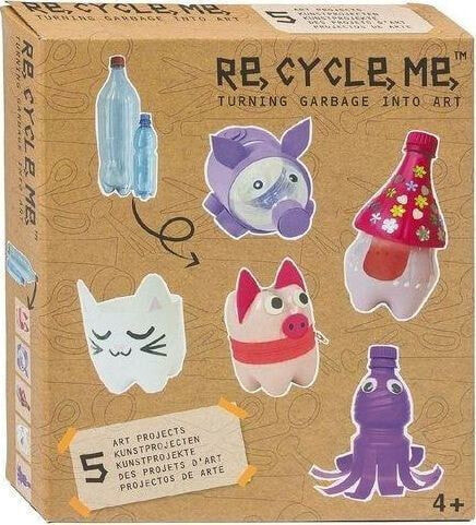Re-Cycle-Me Zestaw Kreatywny. Świnka - 5 zabawek
